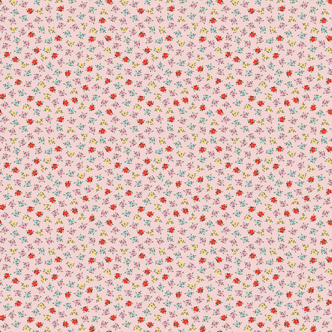 My Favorite Things Pink Delightful Yardage by Lori Woods for Poppie Cotton Fabrics