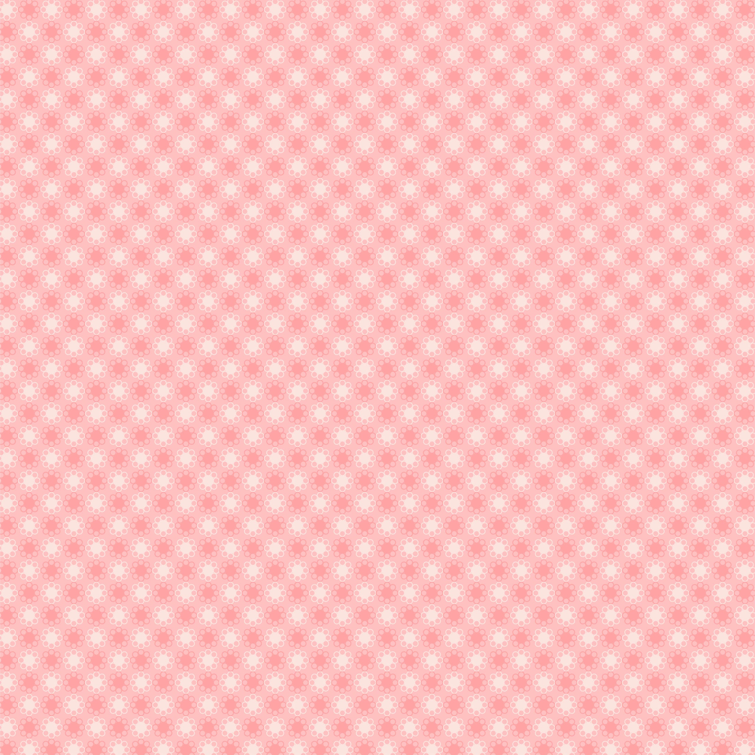 Treasured Threads Pink Double Crochet Yardage by Lori Woods for Poppie Cotton Fabrics