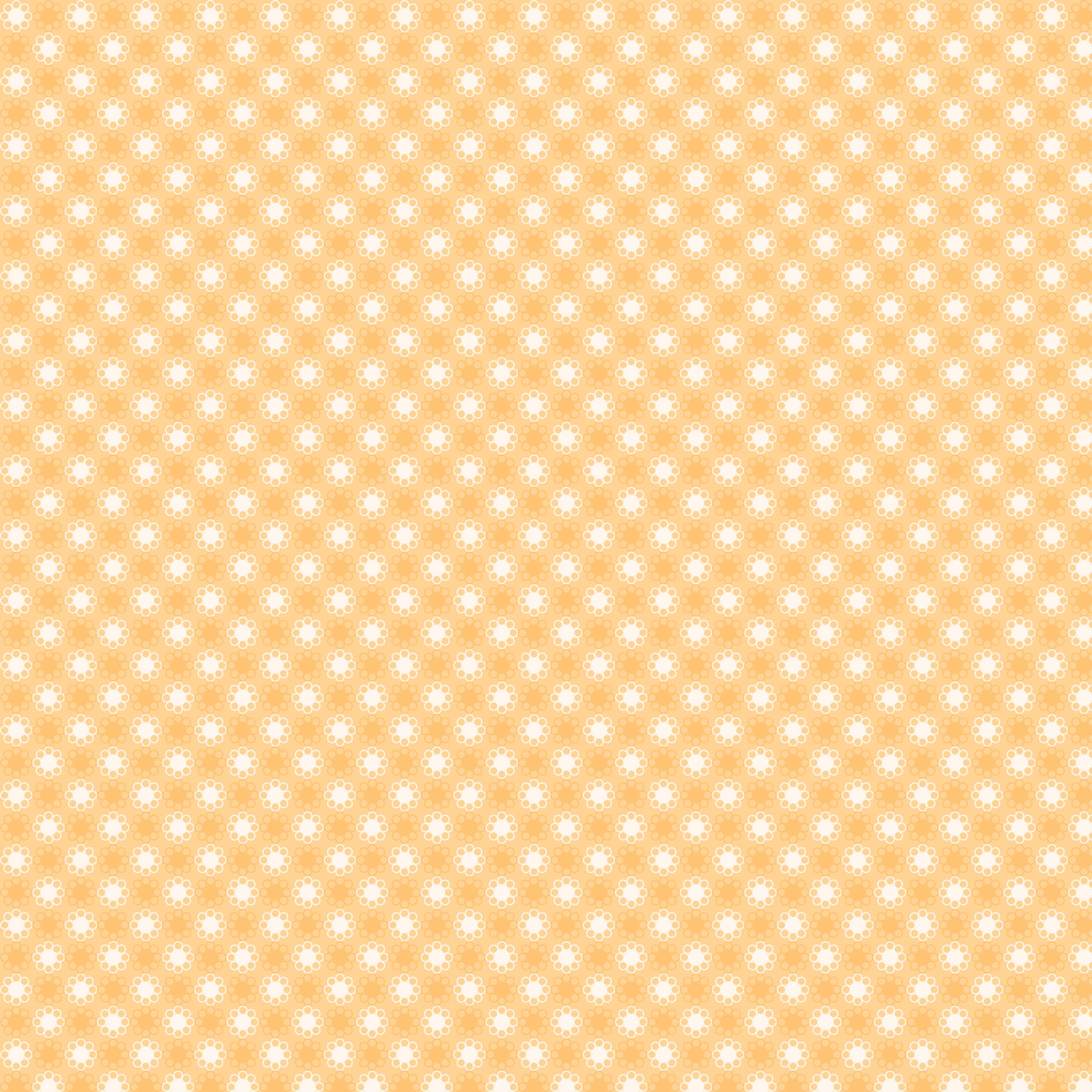 Treasured Threads Yellow Double Crochet Yardage by Lori Woods for Poppie Cotton Fabrics
