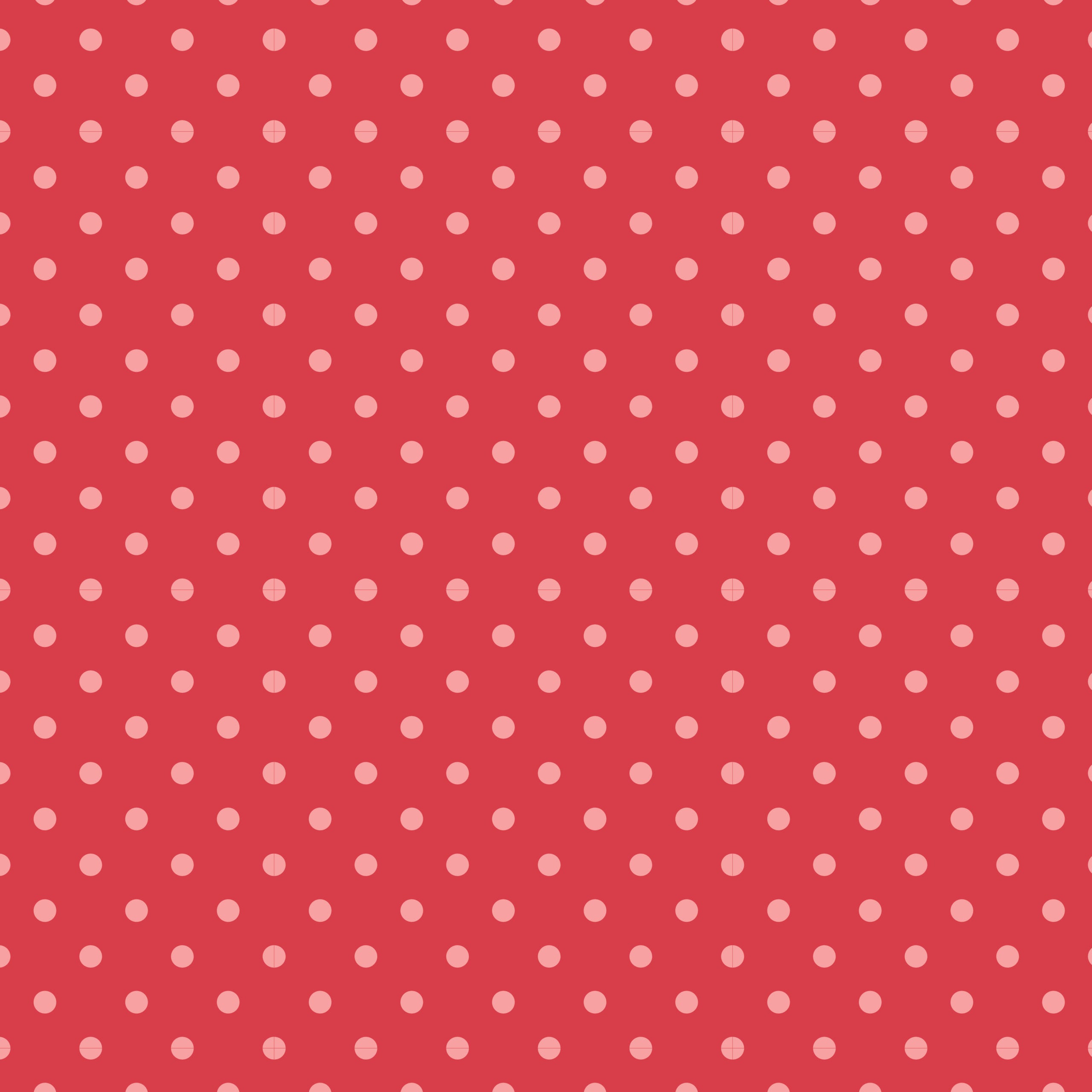 Sunshine And Chamomile Red Dots Yardage by Lori Woods for Poppie Cotton Fabrics