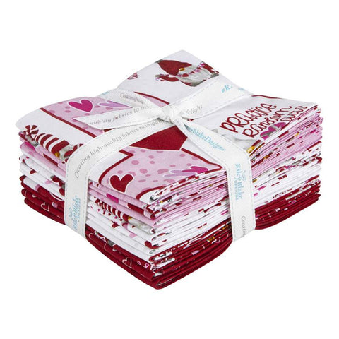 Gnomes In Love Fat Quarter Bundle by Tara Reed for Riley Blake Designs