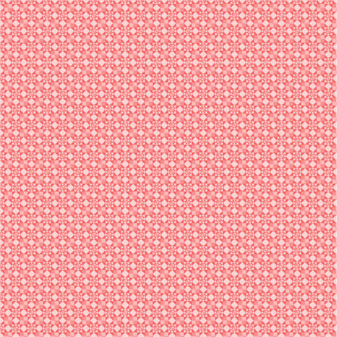 Betsy's Sewing Kit Pink Feeling Quilty Yardage by Lori Woods for Poppie Cotton Fabrics