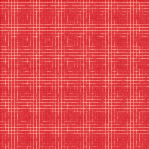 Treasured Threads Red Good Measure Yardage by Lori Woods for Poppie Cotton Fabrics