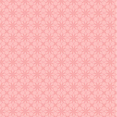 Treasured Threads Pink Granny Yardage by Lori Woods for Poppie Cotton Fabrics