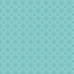 Treasured Threads Teal Granny Yardage by Lori Woods for Poppie Cotton Fabrics