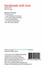 Handmade With Love Quilt Pattern by Thimble Blossoms