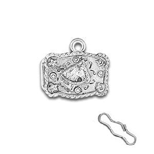 Horsehead Buckle Zipper Pull or Sewing Charm