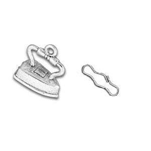 Iron Zipper Pull or Sewing Charm