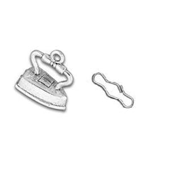 Iron Zipper Pull or Sewing Charm