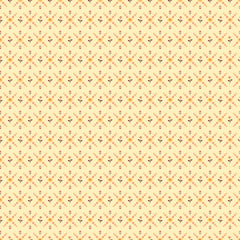 Hollyhock Lane Yellow Joy Yardage by Lori Woods for Poppie Cotton Fabrics