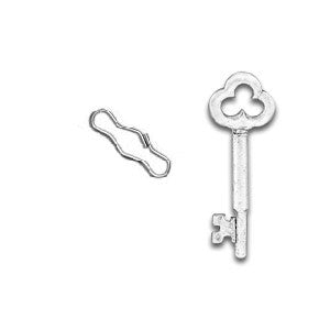 Key Zipper Pull or Sewing Charm