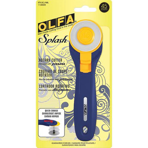 45MM Rotary Cutter Navy by Olfa