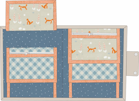 Flip Pocket Folio Pattern by Aneela Hoey