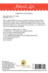 My Log Cabin 2 Quilt Pattern by Fig Tree & Co.