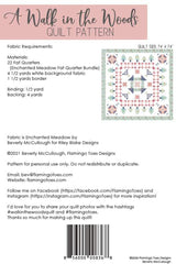 A Walk In The Woods Quilt Pattern by Beverly McCullough