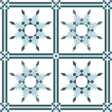 Snowfall Quilt Pattern by Material Girl Quilts