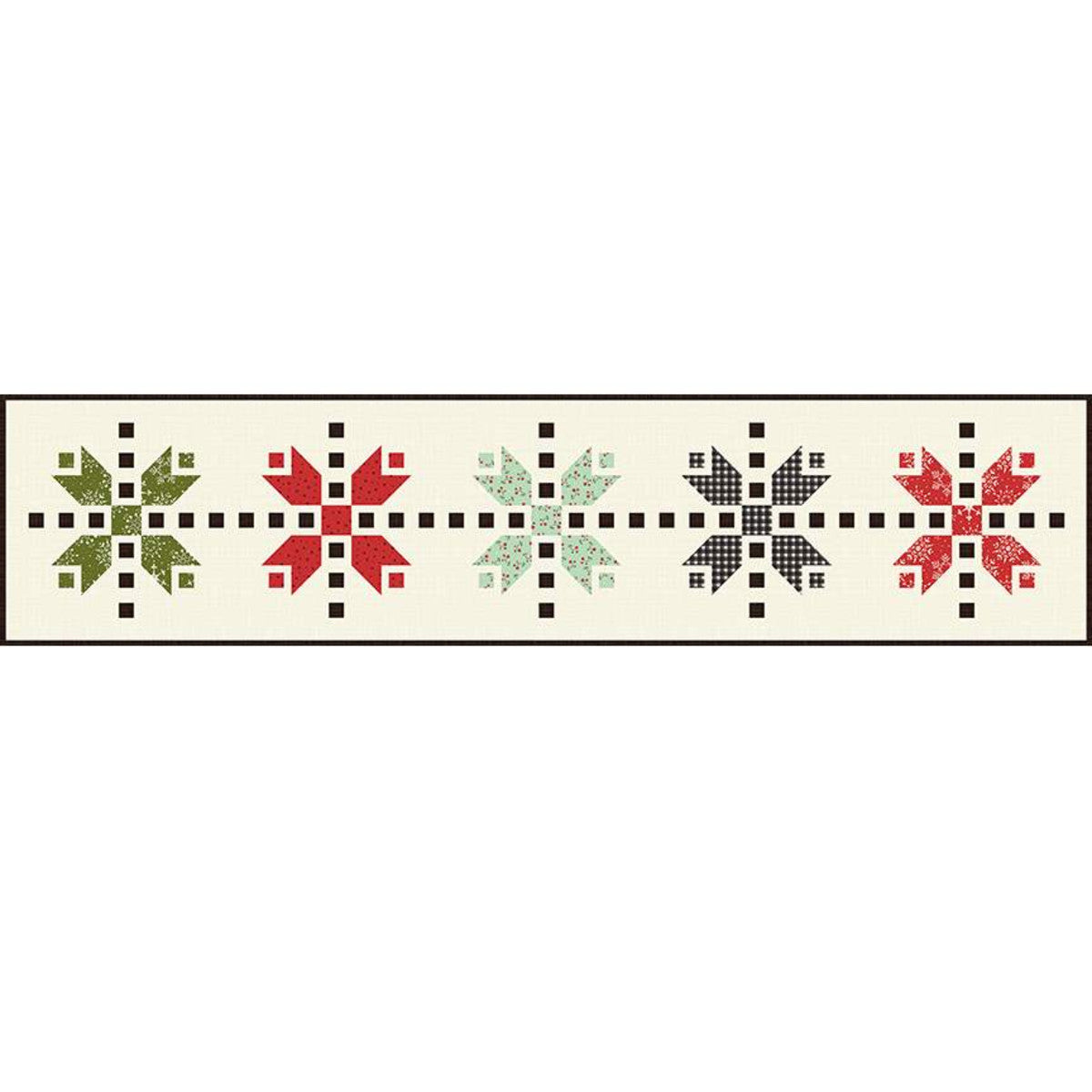 Crossover Table Runner & Quilt Pattern by Pieces From My Heart