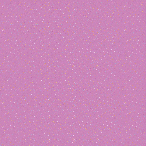 Country Confetti Bright Purple Pansy Yardage by Lori Woods for Poppie Cotton Fabrics