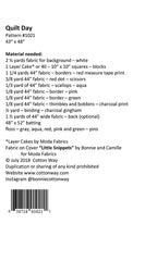 Quilt Day Quilt Pattern by Cotton Way