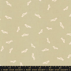 Heirloom Khaki Chirp Yardage by Ruby Star Society for Moda Fabrics
