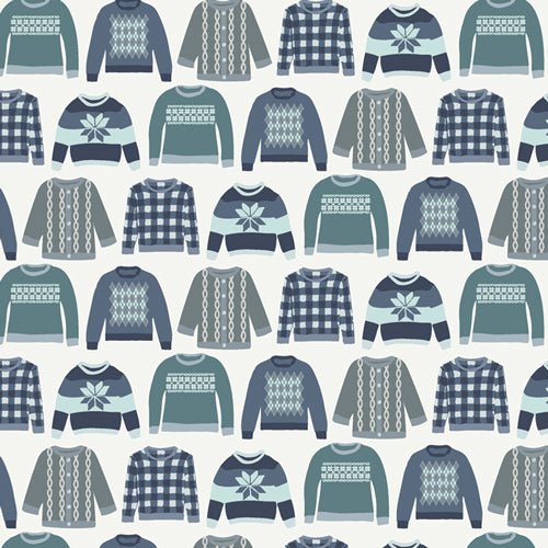 Snow Day Chill by the Fire Yardage by Mister Domestic for Art Gallery Fabrics