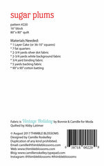 Sugar Plums Quilt Pattern by Thimble Blossoms