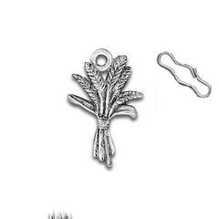 Wheat Zipper Pull or Sewing Charm