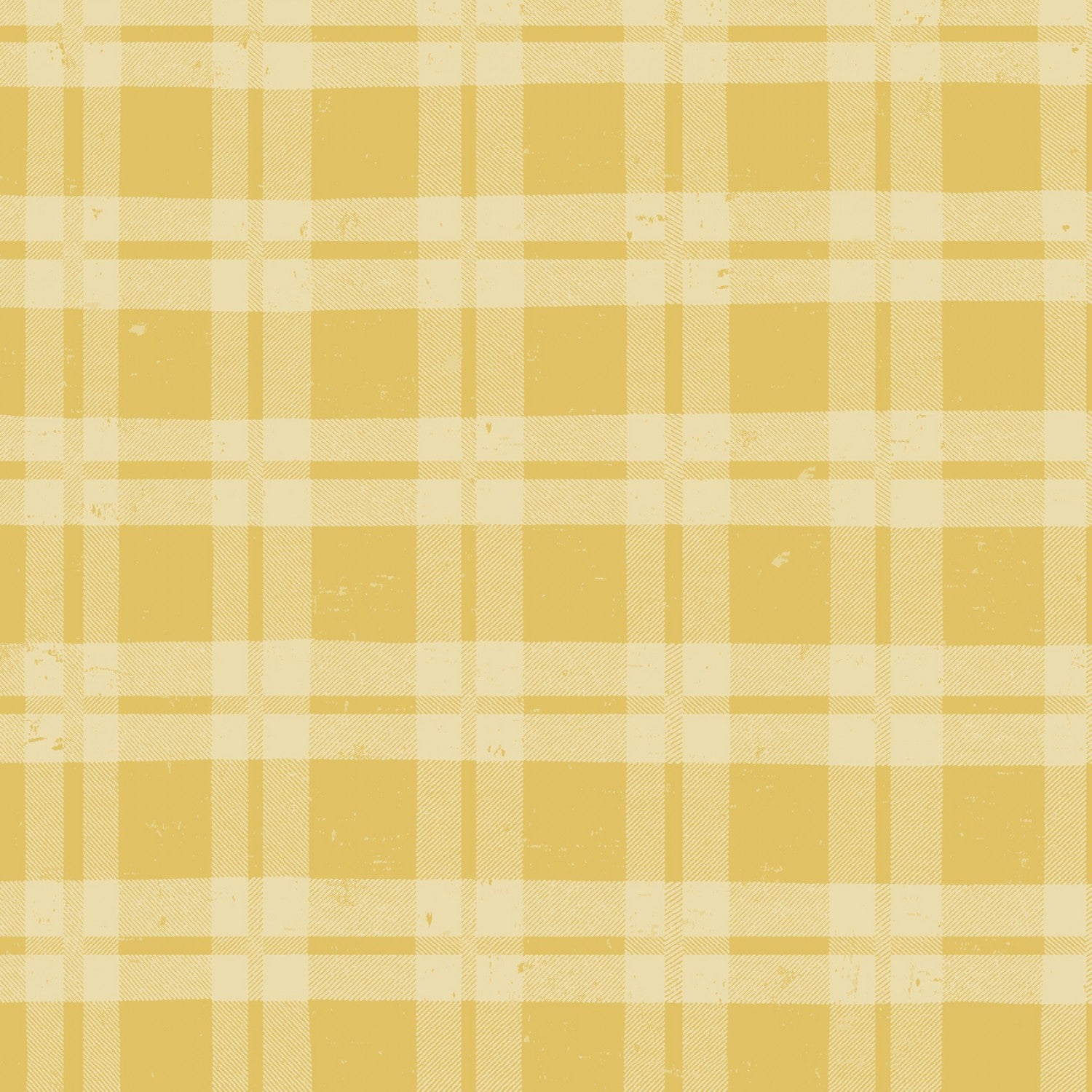 Lemonade Dark Yellow Plaid Yardage by Dan DiPaolo for Clothworks