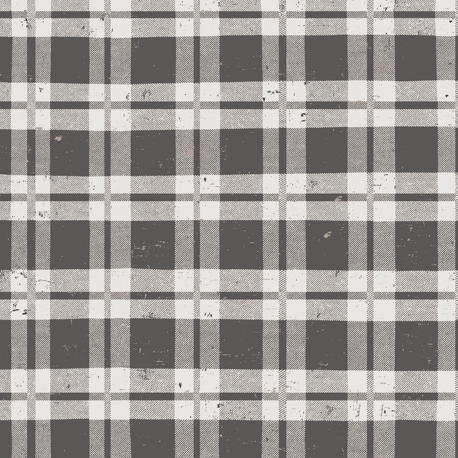 Lemonade Dark Brown Plaid Yardage by Dan DiPaolo for Clothworks