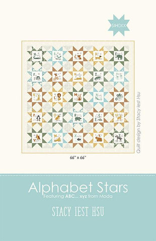 Alphabet Stars Quilt Pattern by Stacy Iest Hsu