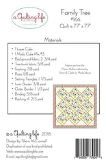 Family Tree Quilt Pattern by A Quilting Life Designs