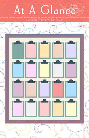 At A Glance Quilt Pattern by Wendy Sheppard