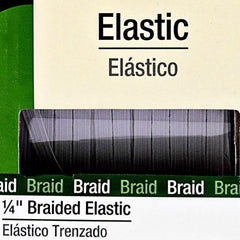 1/4" Braided Elastic White by Moda Designs