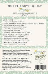 Burst Forth Quilt Pattern by Fancy That Design House