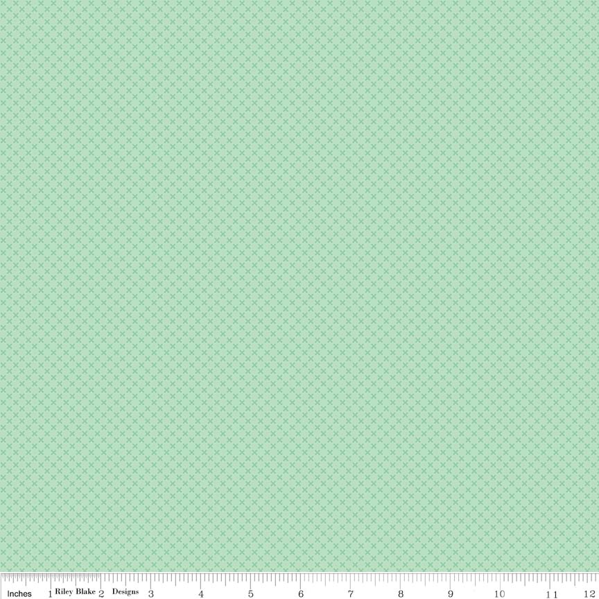 Kisses Mint Yardage by Riley Blake Designs