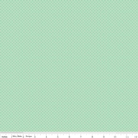 Kisses Sweet Mint Yardage by Riley Blake Designs