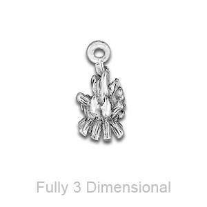 Campfire Zipper Pull or Sewing Charm