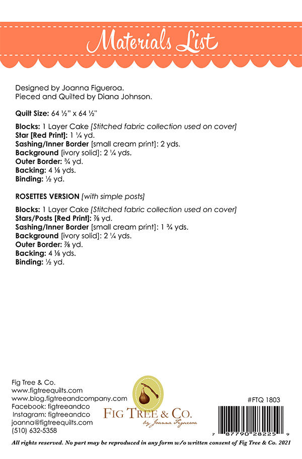 Cartwheels Quilt Pattern by Fig Tree & Co.