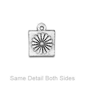 Dresden Flower Quilt Block Zipper Pull or Sewing Charm