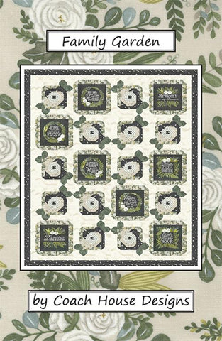 Family Garden Quilt Pattern by Coach House Designs
