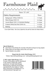 Farmhouse Plaid Quilt Pattern by Antler Quilt Design