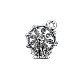 Ferris Wheel Zipper Pull or Sewing Charm