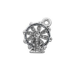 Ferris Wheel Zipper Pull or Sewing Charm