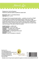 Fruit Basket Quilt Pattern by Fig Tree & Co.