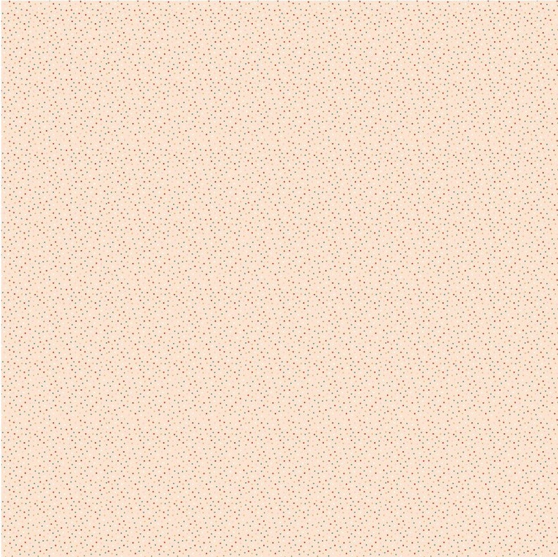 Country Confetti Cream Heavy Cream Yardage by Lori Woods for Poppie Cotton Fabrics