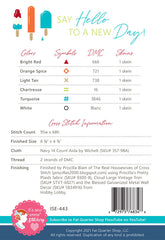 Hello Summer Cross Stitch Pattern by It's Sew Emma