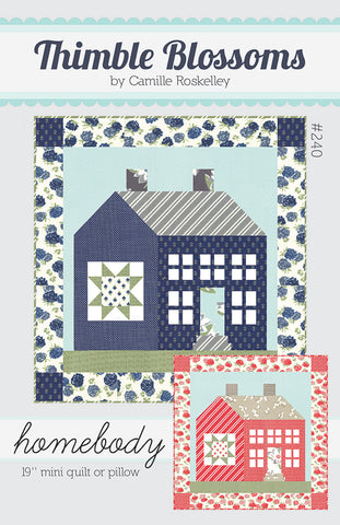 Homebody Mini Quilt Pattern by Thimble Blossoms for Moda Fabrics.
