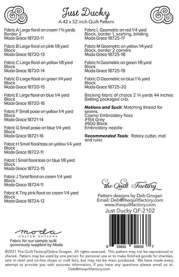 Just Ducky Quilt Pattern by The Quilt Factory