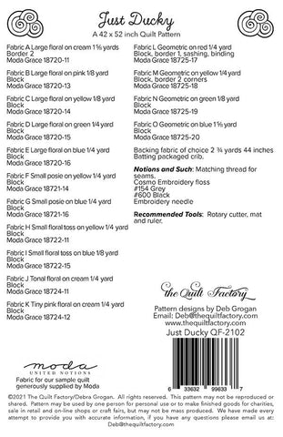 Just Ducky Quilt Pattern by The Quilt Factory