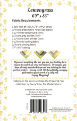 Lemongrass Quilt Pattern by Corey Yoder of Coriander Quilts